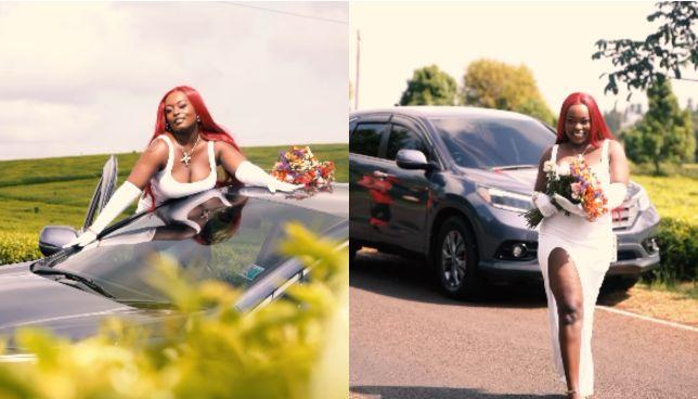 Rapper Maandy Kabaya splashes millions as she acquires a new car